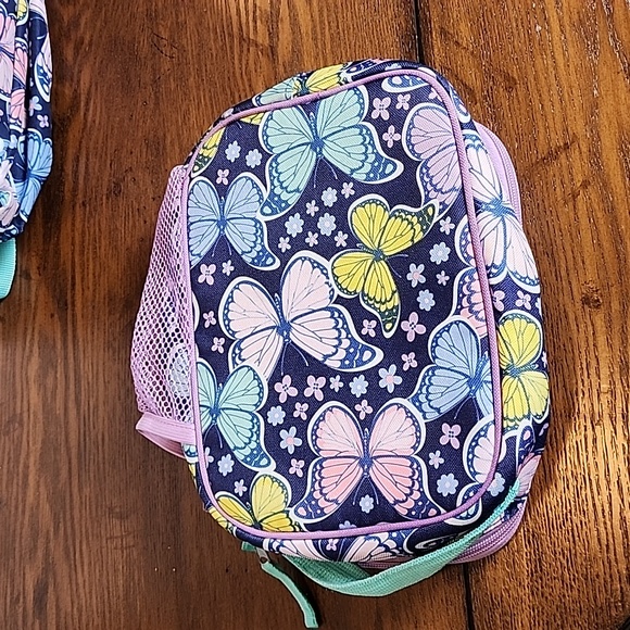 Butterflies Backpack and Lunch Kit Set - Picture 4 of 8